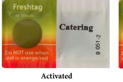 A close up image of Vitsab's Freshtag Stoplight Technology