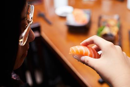 Salmon sushi