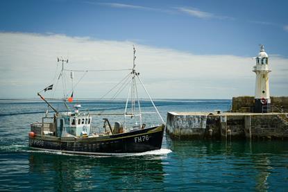 Cornwall fishing boat