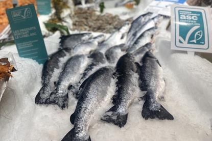 ASC certified salmon sold on French retail markets