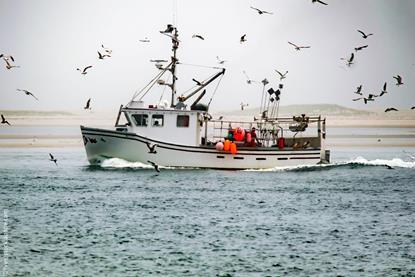 European fishing boat