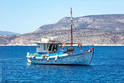Fishing boat in the Mediterranean