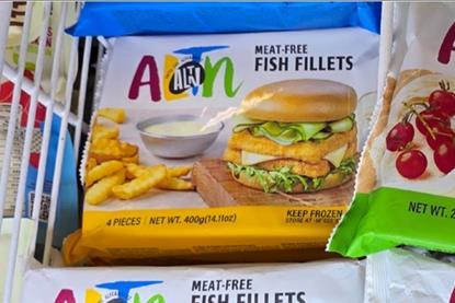 plant-based 'seafood' in packets