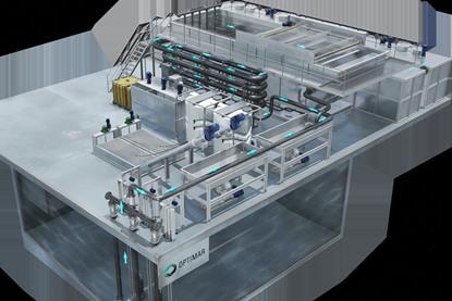 ​The OptiFlow fully integrated flow-through wastewater management system