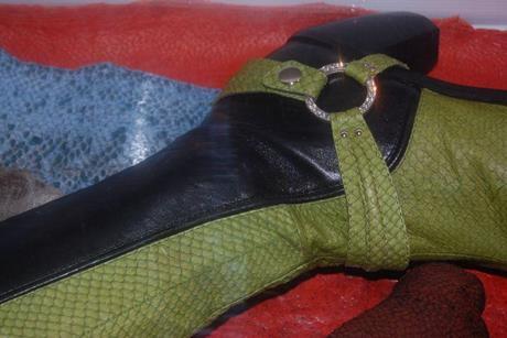 Fish leather used for boots