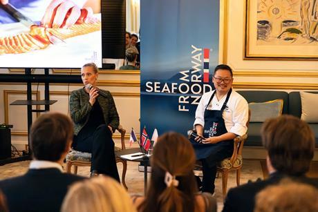 A picture of the reception at Ambassador’s residence in Paris