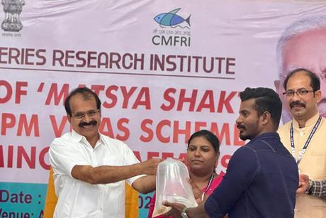 Members of CMFRI launching the ‘Matsya Shakthi’ project