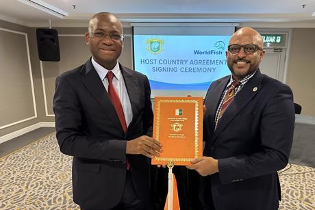 WorldFish and Côte d’Ivoire agreement