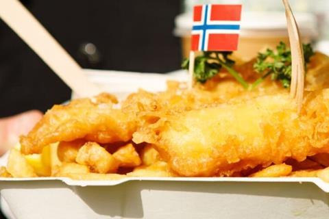Norwegian cod and chips