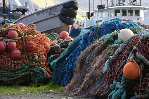 fishing nets and boats