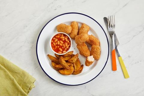 Plate of scampi