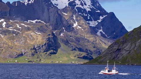 Norwegian fjord fishing
