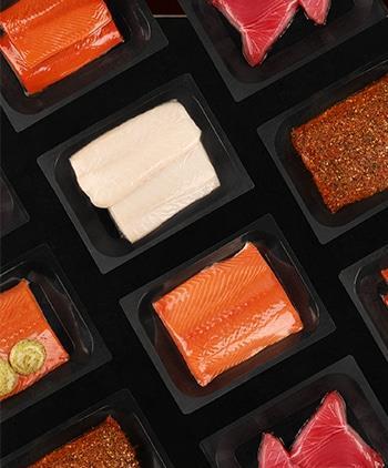 vacuum packed seafood