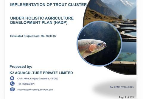 Khyber Aquaculture training programme front cover