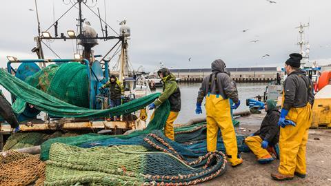image of fishermen at Peterhead