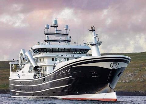 Ruth is the latest pelagic vessel to join the Danish fleet. Photo: Karstensens Skibsværft