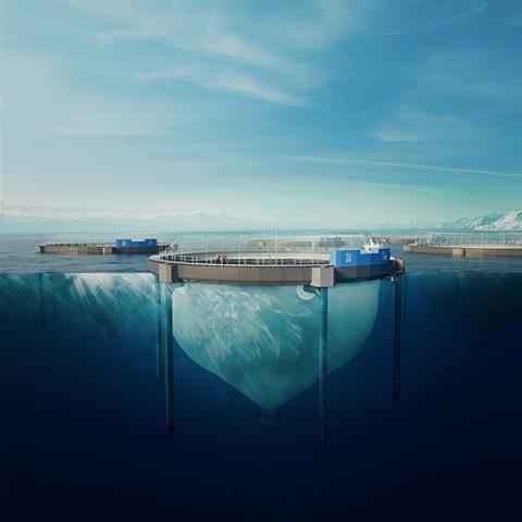 Image of an FiiZK Protectus fish cage