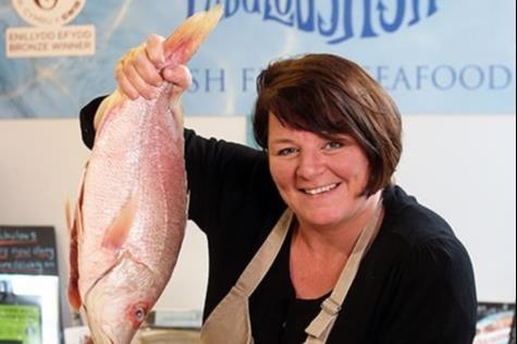 The image shows Sarah O'Conner from the The Fabulous Fish Company