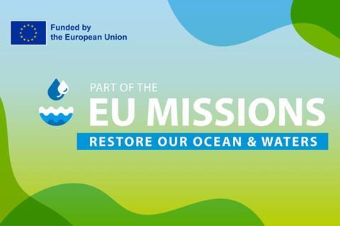 EU Missions Restore our Ocean & Waters logo