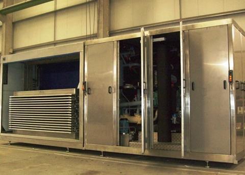 Ammonia compact plate freezer