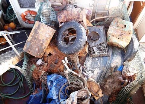 Currently, 154 fishing vessels from across the south west are "Fishing for Litter"
