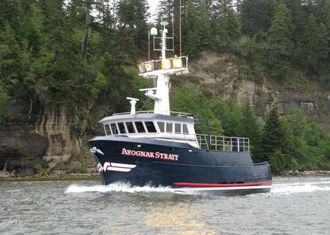 Afognak Strait. Credit: Fred Wahl Marine Construction, Inc
