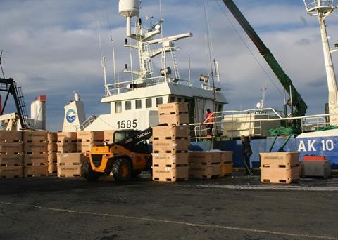 ‘Sturlaugur H. Bödvarsson in Akranes harbour on 11 February 2014. Photo/HB Grandi: ESE
