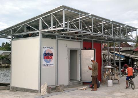 PT Contained Energy Indonesia’s contained energy solar powered cold storage system