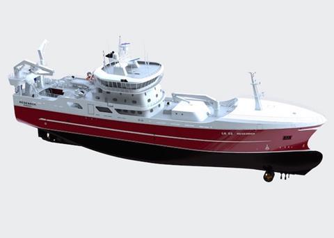 The 79.8m Skipsteknisk designed vessel will be powered by a Wärtsilä 31 engine