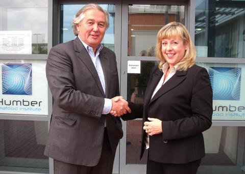Anita Barker takes over from Wynne Griffiths CBE as the new Chair of the Humber Seafood Group