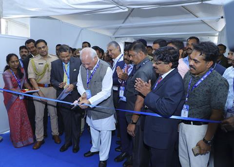 Kerala's governor at the 22nd India International Seafood Show Credit: IISS