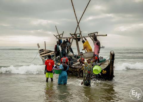 IUU fishing is rife in Ghana, damaging livelihoods and the economy Photo: EJF