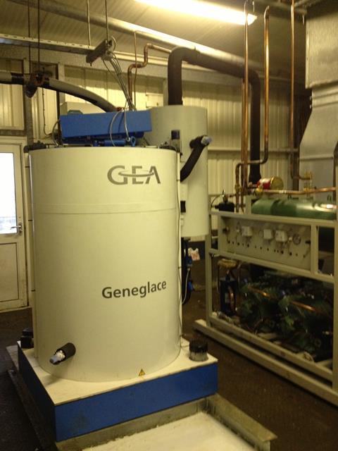 ACE Refrigeration won the contract with the Northern Ireland Fishery Harbour Authority to replace the existing flake ice plant at Ardglass Harbour in County Down which had become inefficient and also relied on R22 Gas