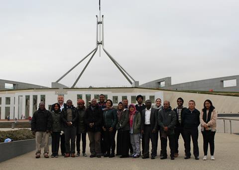 The visit brought together 15 fishery fellows from eight nations Photo: ANCORS