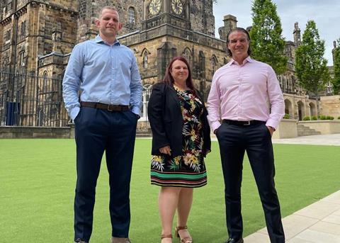(l-r) Leandro Kwiczor, Beverley Renwick and Jim Welsh Photo: Oceanic Seafoods