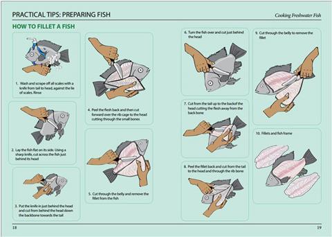 Cooking Freshwater Fish contains easy-to-follow practical tips