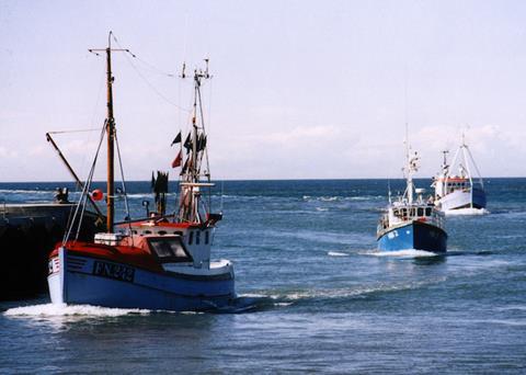 Boats off Hirtshals