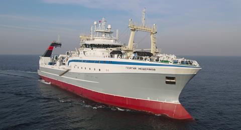 Tersan has delivered Georgiy Meshcheryakov to Okeanrybflot. Photo: Tersan Shipyard