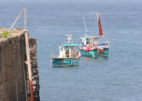 Welsh fishing boats