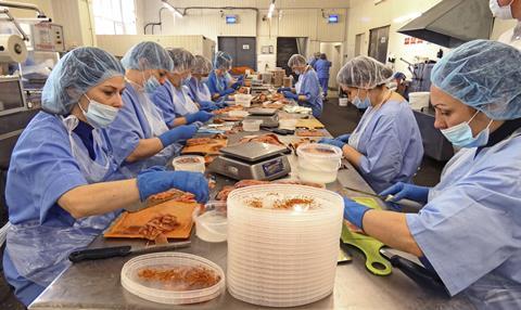 Russian fish processing