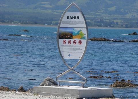 A traditional rahui (closure) has been imposed