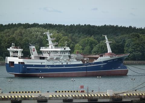 The trawler 'Cattleya'