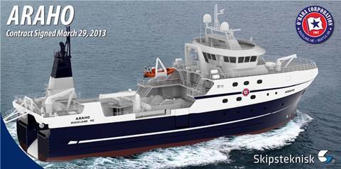 Eastern Shipbuilding Group has been awarded the contract for a 194ft freezer stern trawler. Credit: Eastern Shipbuilding Group