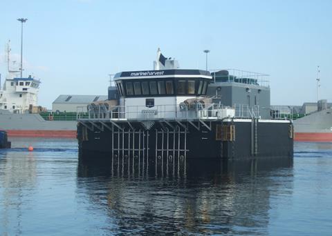 Marine Harvest muck barge
