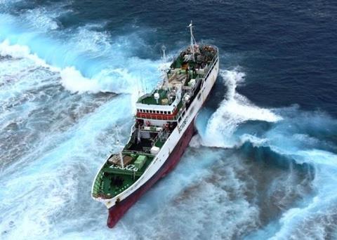 Crew lifted from wrecked longliner