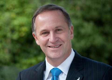 NZ Prime Minister John Key. © Crown Copyright