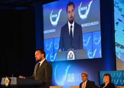 Leonardo DiCaprio at the 2014 ‘Our Ocean’ Conference at the US Department of State in Washington
