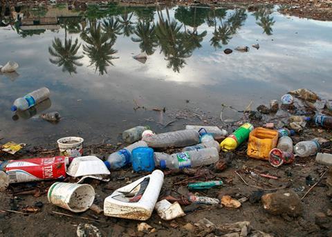 Plastic bottles and garbage waste from a village in Timor-Leste wash on the shores of a river and then spill into the sea. Credit: UN Photo/Martine Perret
