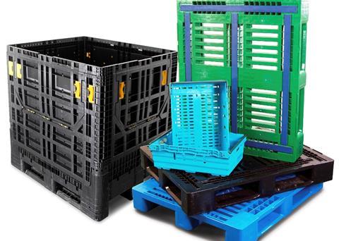 PPS East offers for sale plastic boxes, crates, baskets, flat deck and collapsible pallets
