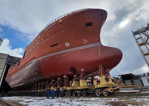 Vyborg yard rolls out Atlantrybflot trawler